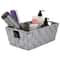 Simplify Small Grey Woven Storage Shelf Baskets, 2ct.